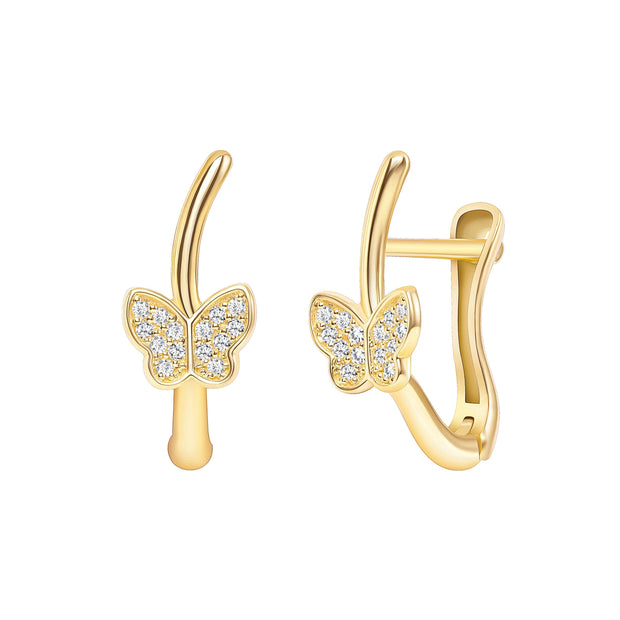 Butterfly Diamond Earrings