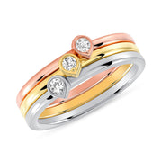 LEDODI Bezel Promise Ring