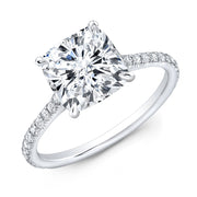  Classic U-Pave Diamond Engagement Ring
