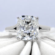 2.50 Ct. Cushion Cut Solitaire Ring H Color VS2 GIA Certified