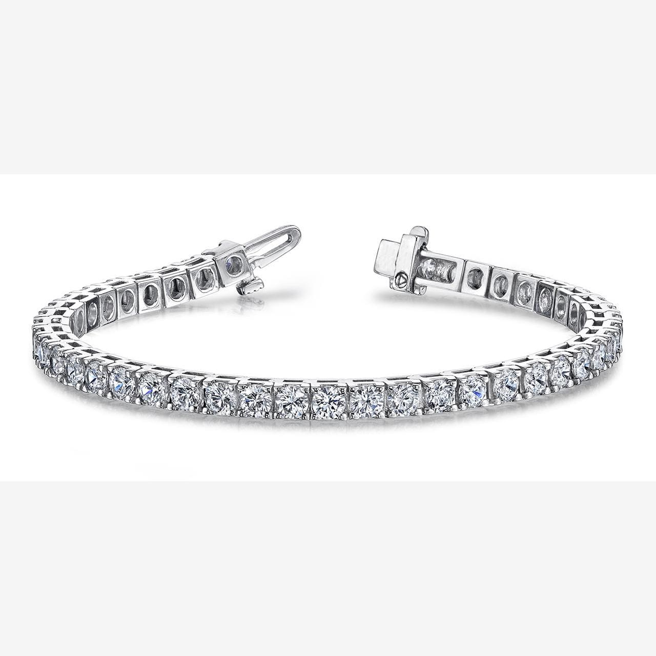 8 Carat Diamond Line Bracelet, SI-1 Clarity, H-I color - Diamond Bracelet  on Sale in Modesto