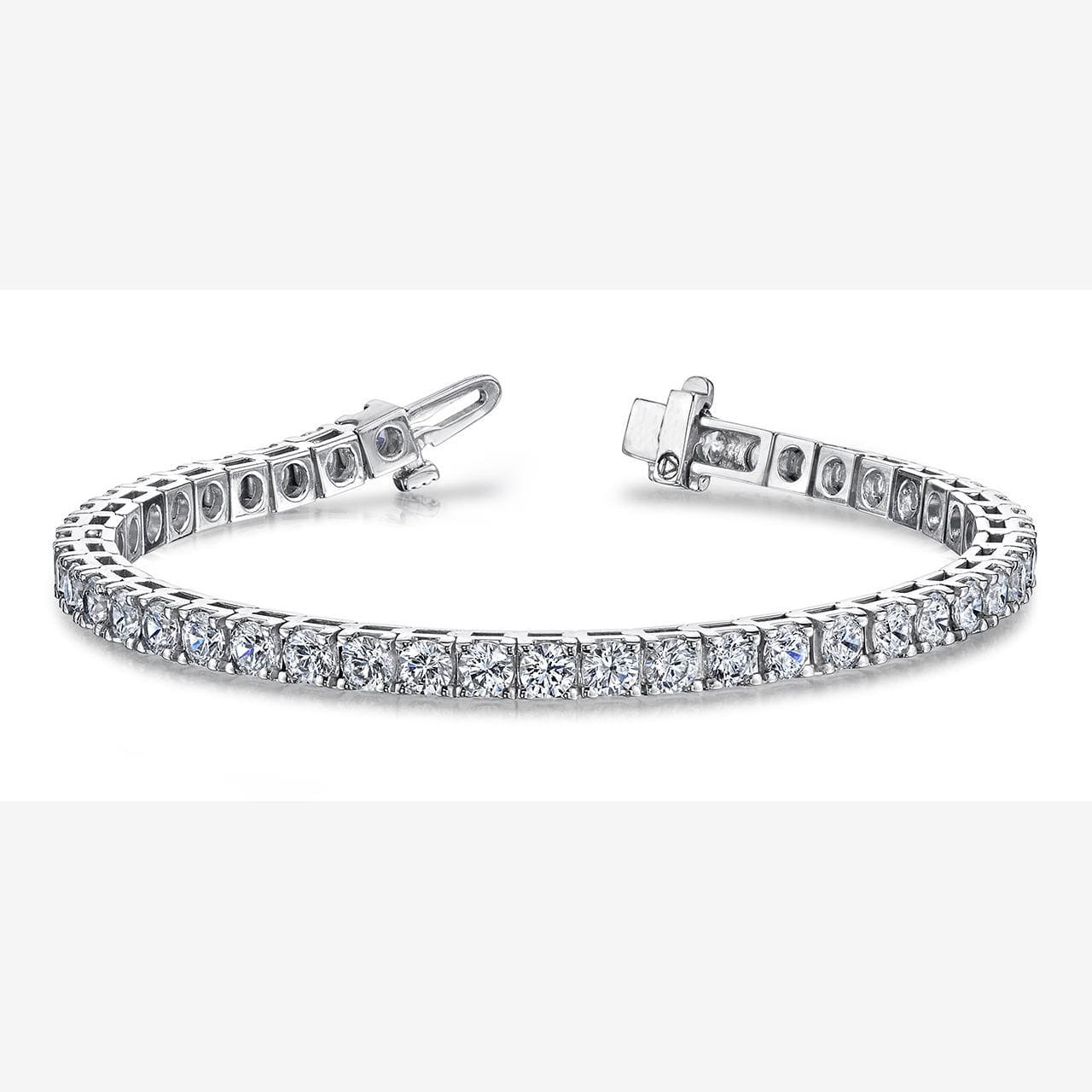 Sterling Silver 0.15ct Diamond Tennis Bracelet | H.Samuel