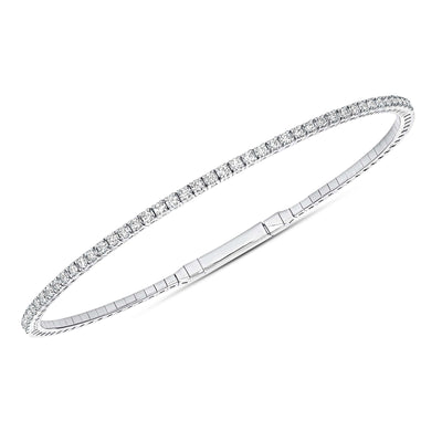 1.00 Ct. Stackable Diamond Bangle Bracelet