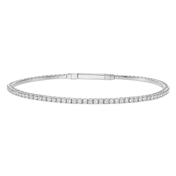 1.00 Ct. Stackable Diamond Bangle Bracelet