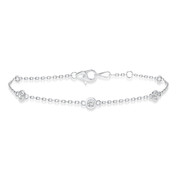 Diamond Bezel Bracelet