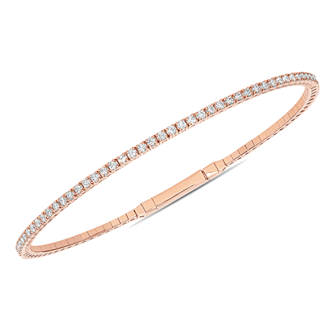 1.00 Ct. Stackable Diamond Bangle Bracelet