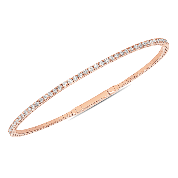 1.00 Ct. Stackable Diamond Bangle Bracelet