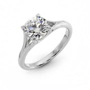 Split Shank Solitaire Engagement Ring