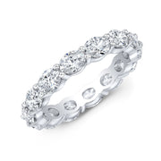 East West Oval Eternity Band