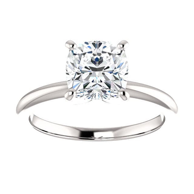 1.50 Ct. Cushion Engagement Ring Classic Solitaire H Color VS2 GIA Certified