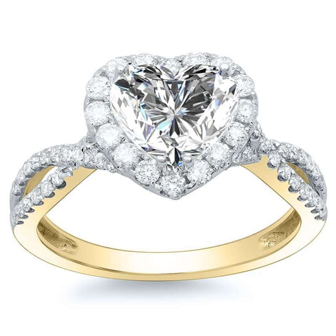 Daily Deal: 2.35ct TCW Cushion Diamond Engagement Ring