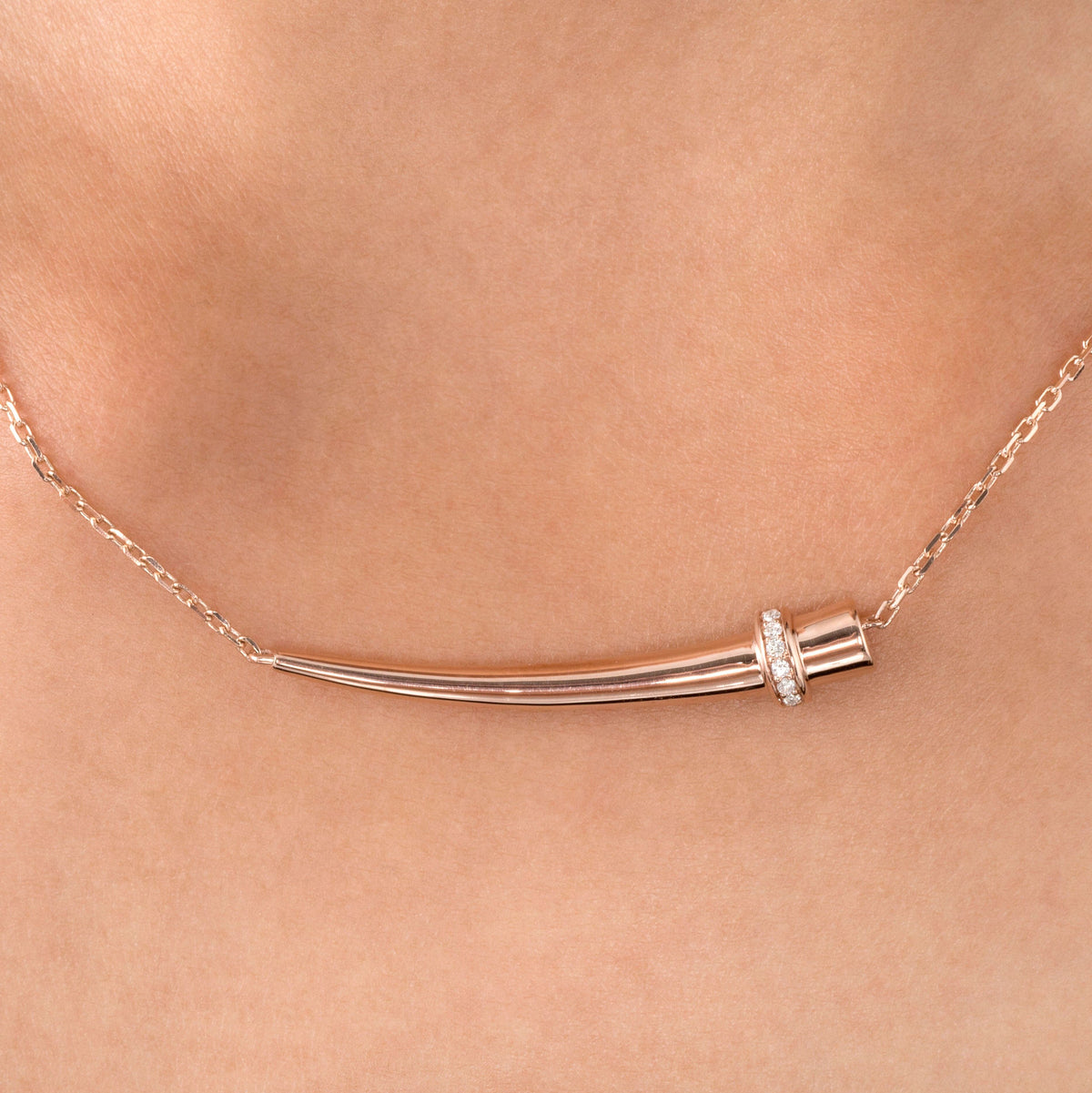 In the wild diamond necklace