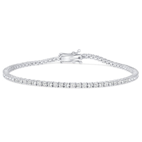 2 Carats Diamond Tennis Bracelet – Kingofjewelry.com