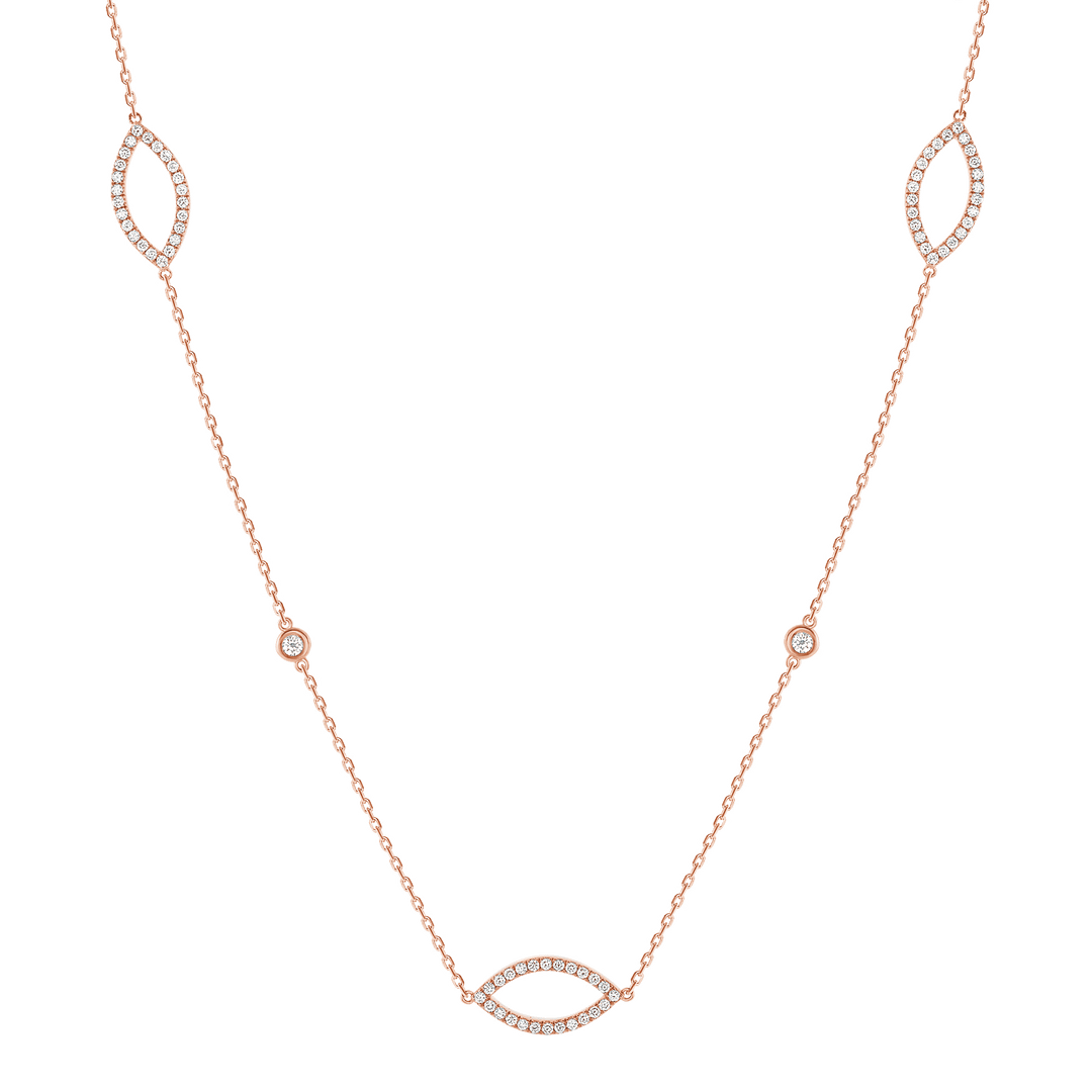 The Marquise Lotus Necklace