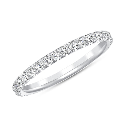 white gold diamond band 