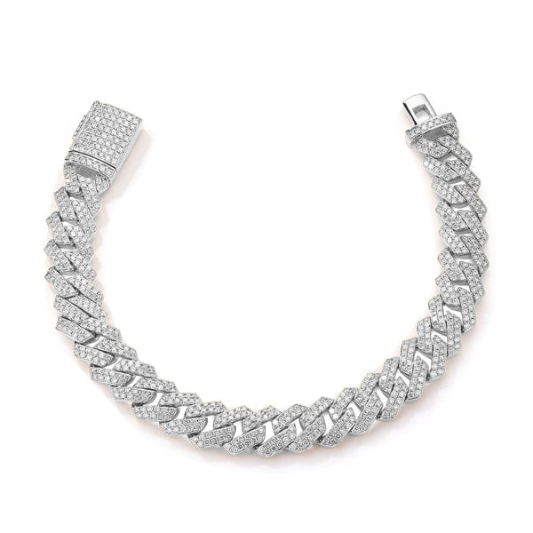 Men's Bracelet with Diamonds, Cuban Bracelet for Men – Kingofjewelry.com