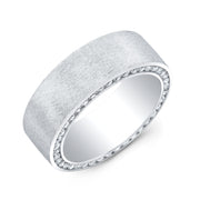 Men's Eternity Diamond Ring Wedding Band 2 Carat F-G Color VS1 Clarity