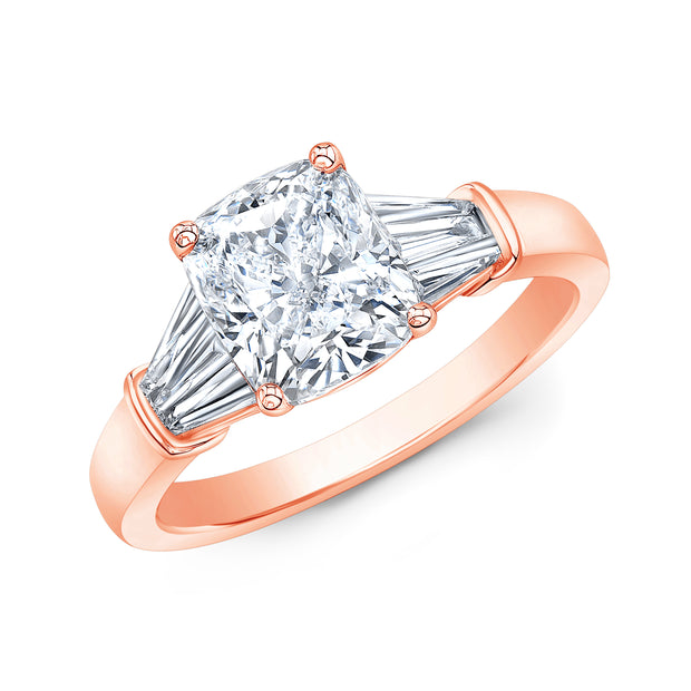 Tapered Baguette Engagement Ring