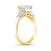 Tapered Baguette Engagement Ring