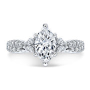 Tulip Marquise Engagement Ring