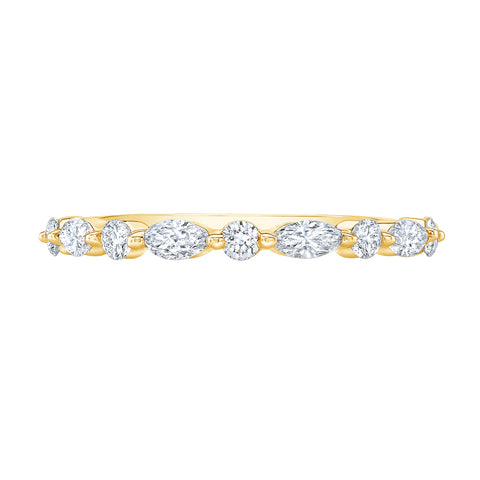 1/2 Ct. Marquise Cut and Round Cut Diamo