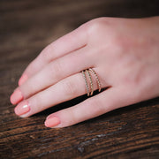 braided twist ring 