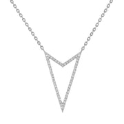 white gold rock star diamond pendant necklace