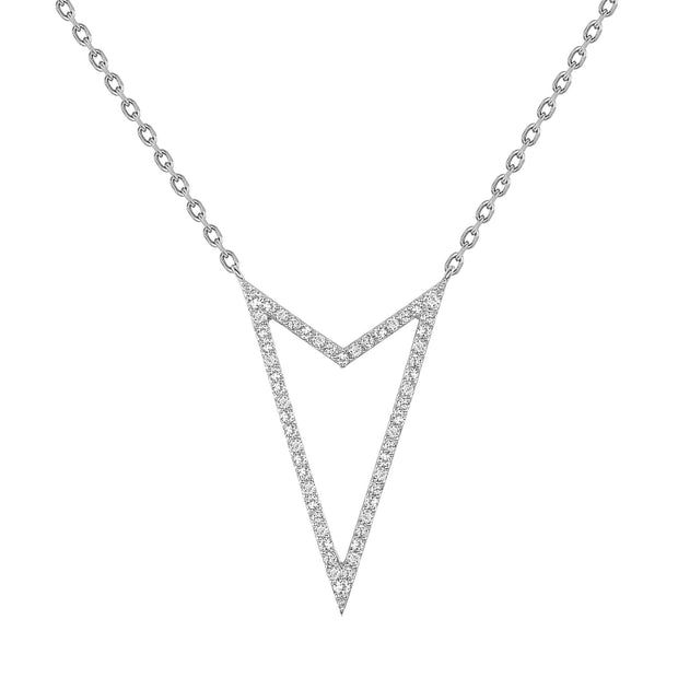 white gold rock star diamond pendant necklace