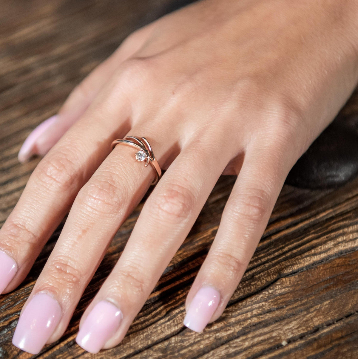 Rose tier diamond ring