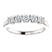 5 Stone Diamond Ring Round Cut (0.50 Ctw.)