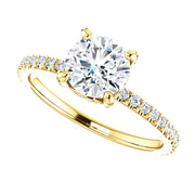 1.90 Ct. Hidden Halo Engagement Ring Set H Color VS2 GIA Certified