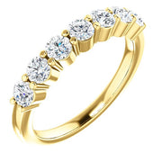 Half Eternity Band Yellow Gold