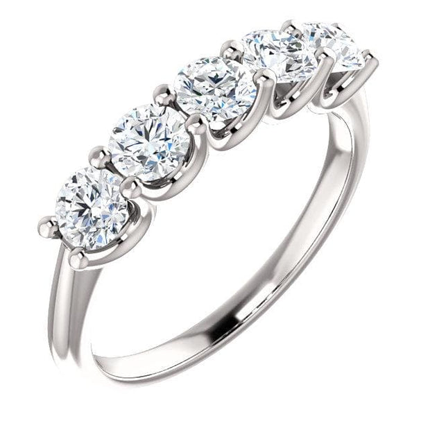 5 Stone Ring Natural Diamonds (1.00 Ctw.)