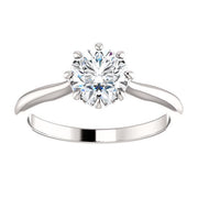 2.05 Ct. Round Cut 8 Prong Diamond Engagement Ring G Color SI1 GIA Certified