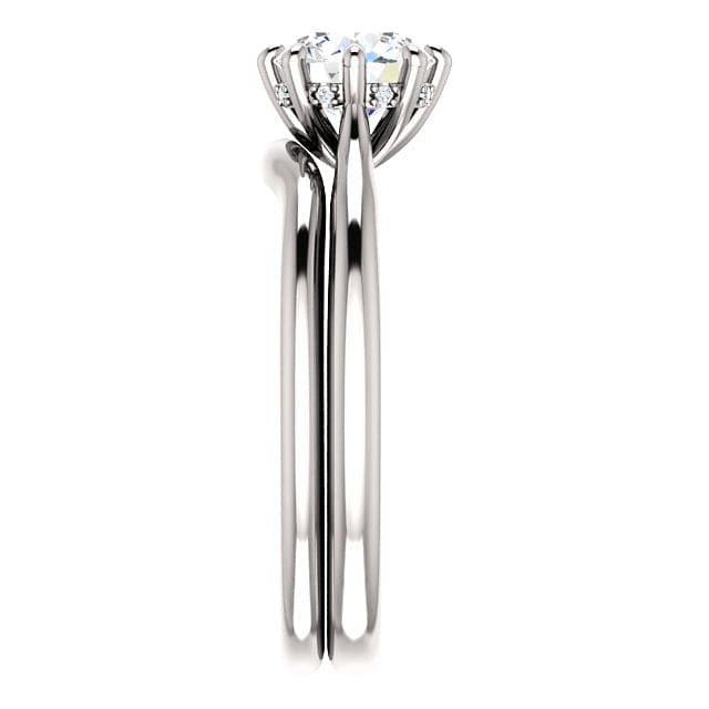 1.05 Ct. 8 Prong Solitaire Ring H Color SI1 GIA Certified