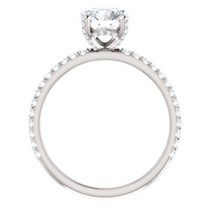 2.10 Ctw Engagement  Hidden Halo Ring Set G Color VS2 GIA Certified