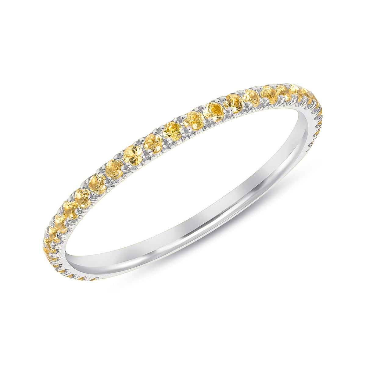 Yellow diamond band