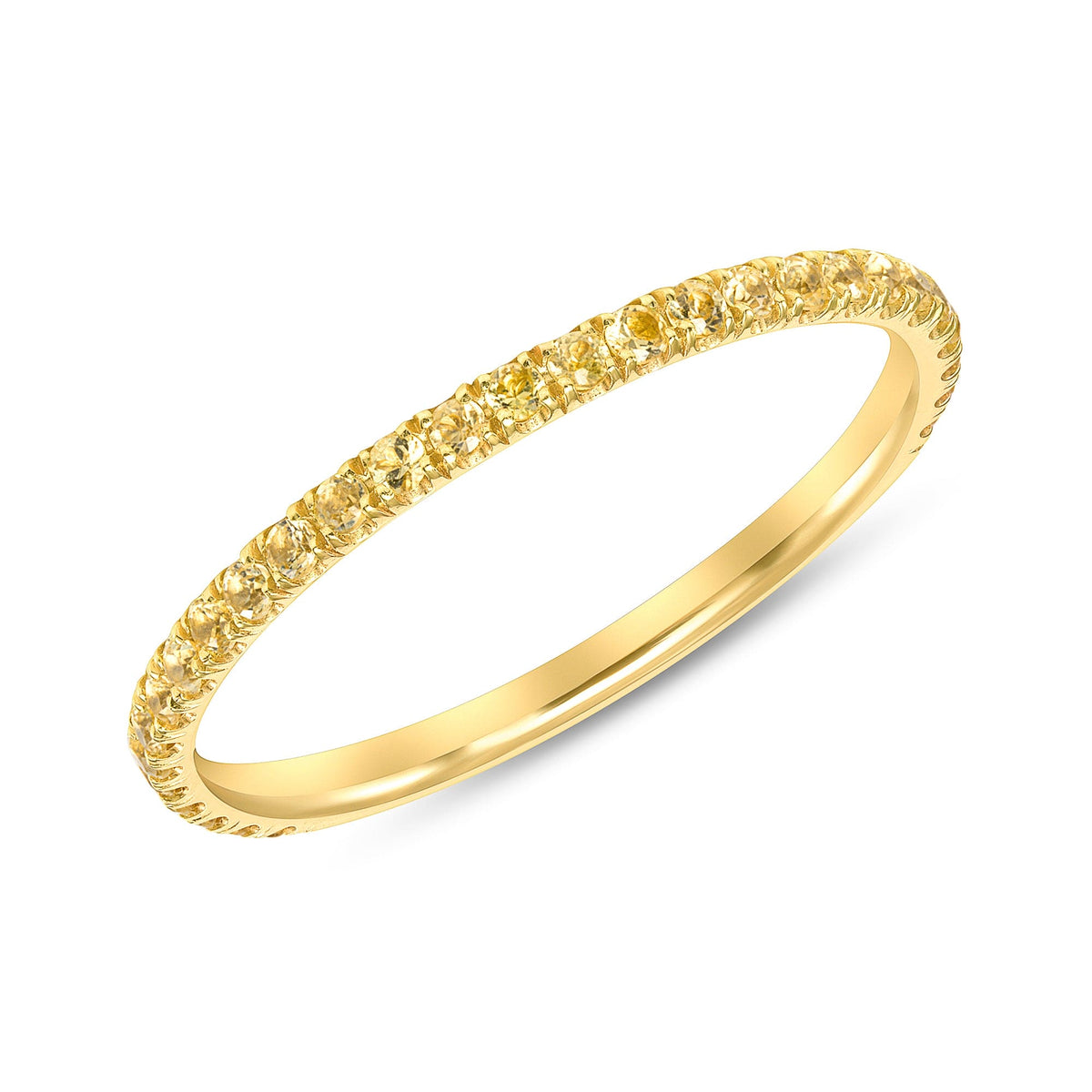 Yellow diamond band