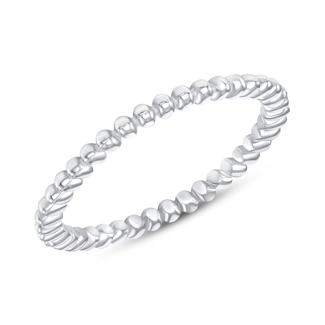 Sun-Kissed Ball Ring Stackable