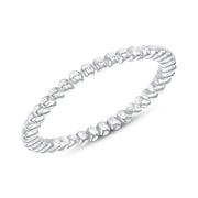 Sun-Kissed Ball Ring Stackable