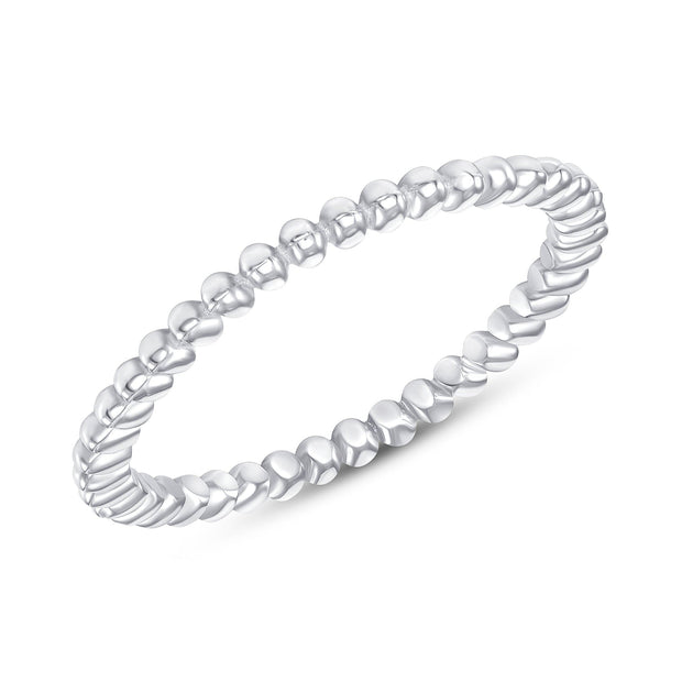 Sun-Kissed Ball Ring Stackable