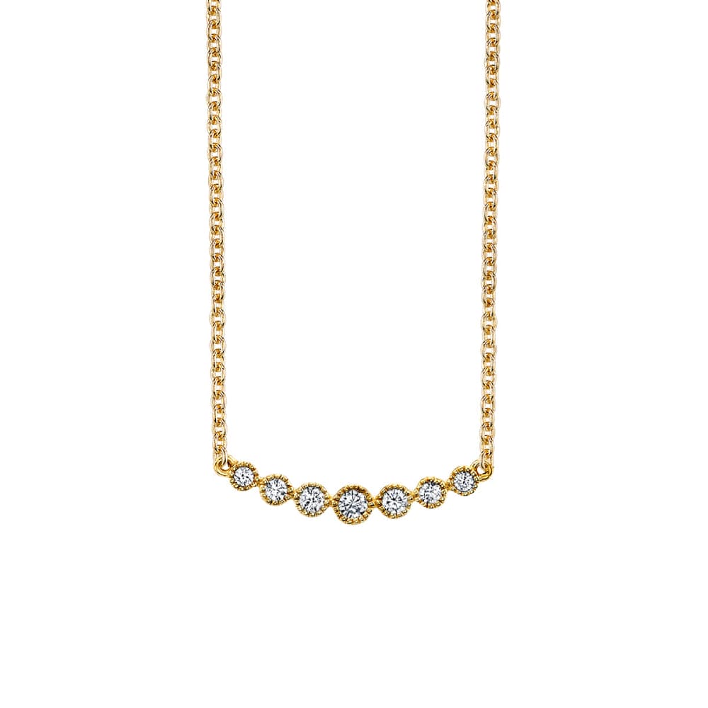 7 stone diamond shop pendant