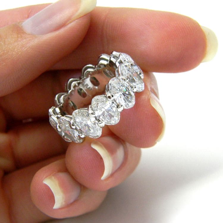  Oval Eternity Band