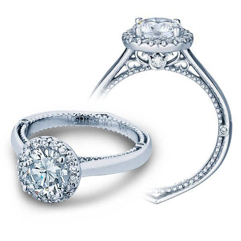 Flawless Verragio Venetian Round Brilliant Cut Diamond Engagement Ring