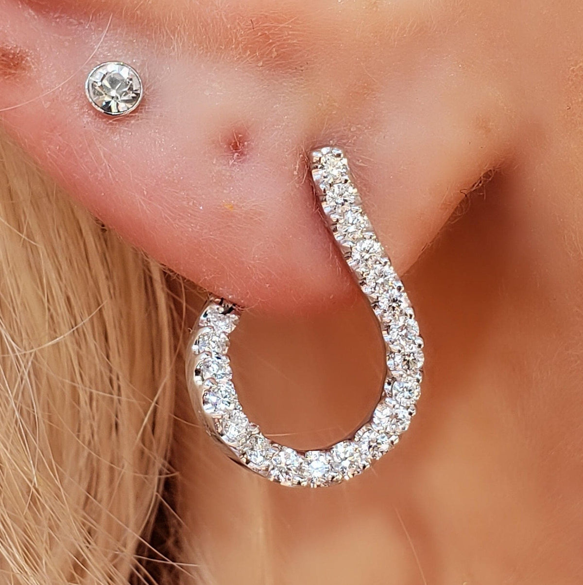 Girls night out diamond earrings