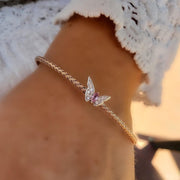 Butterfly Diamond Bangle