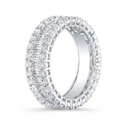 Baguette Eternity Band with Rounds Profile View