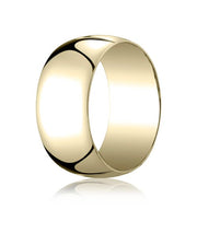 14k Yellow Gold 10.0mm Traditional Dome Oval Ring - 110014ky