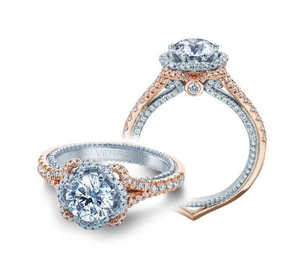 Verragio Couture Collection 0.60 ct. Round Brilliant Cut Diamond Engagement Ring Setting