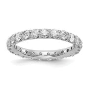 Round Diamond Eternity Band platinum